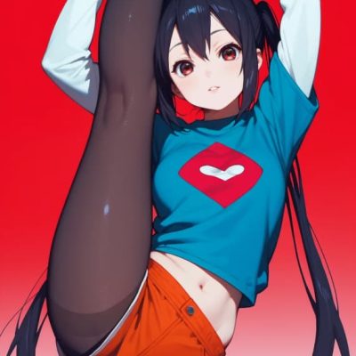 美女电梯一字马图片,一字马的时候唇瓣是打开的吗?(图1)